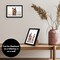 Americanflat Picture Frame with Mat - Modern Design, Shatter-Resistant Glass, Dual Sawtooth Hangers, Ideal for Home and Office Decor